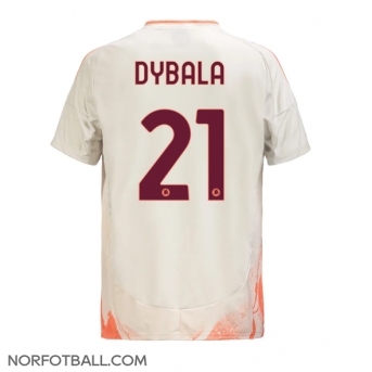 Billige Fotballdrakt AS Roma Paulo Dybala #21 Replika Bortedrakt 2024-25 Kortermet